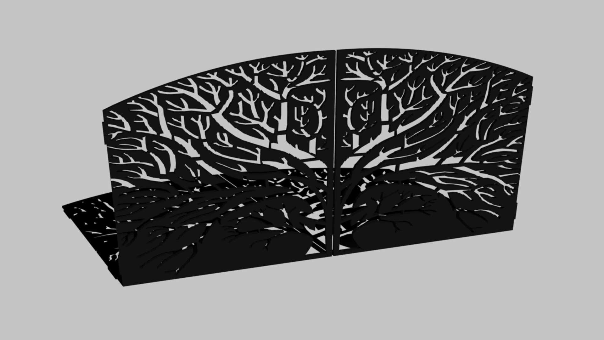 3d Model Fence Gate Double 3d-model-fence-gate-double