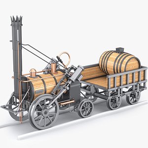 Rocket Steam Locomotive model