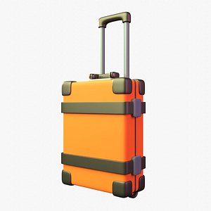 Suitcase 3D Illustration model
