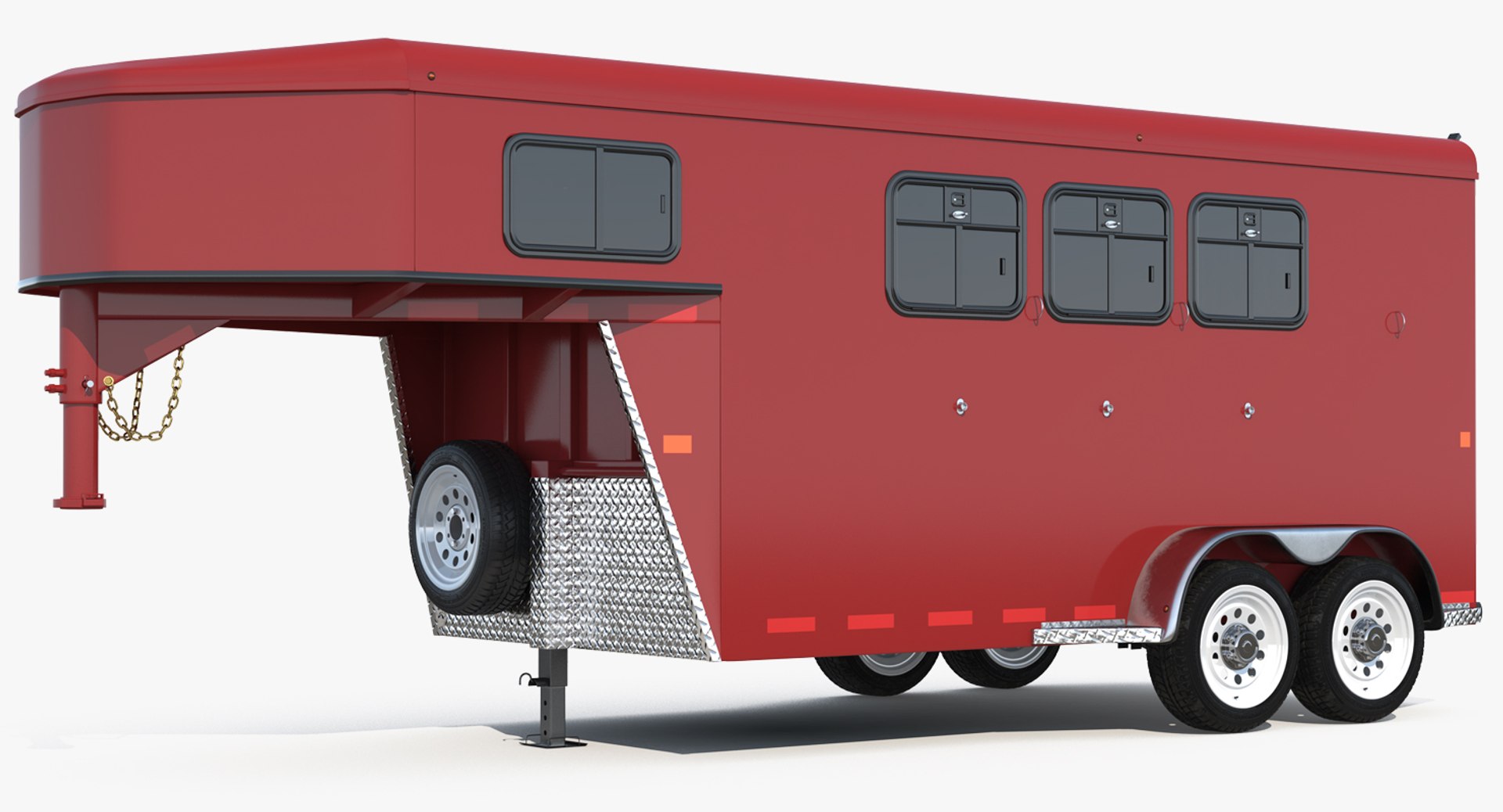 Horse Trailer Generic 3D model preview