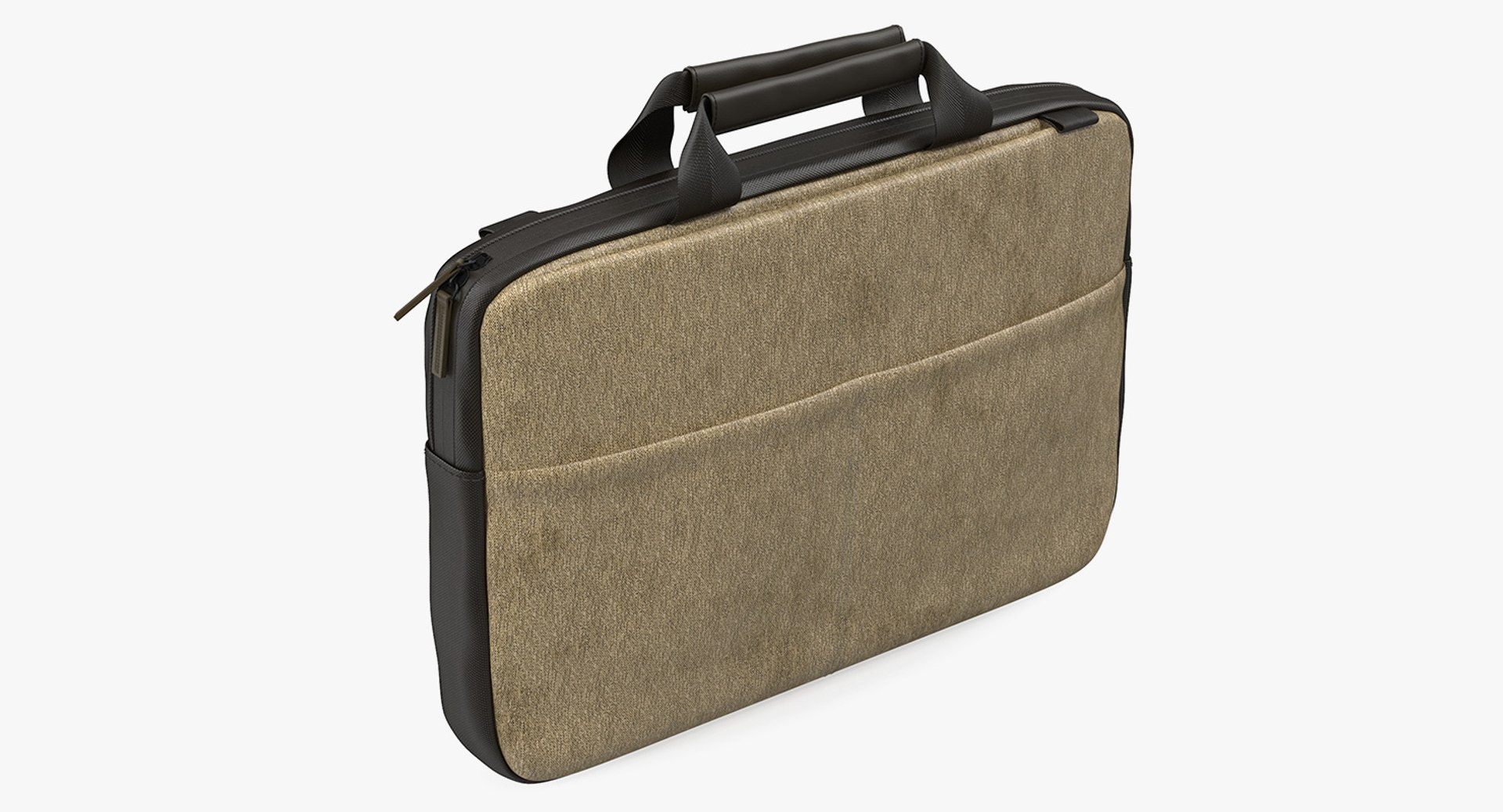 Slim Laptop Brief 3D Model 3D model preview