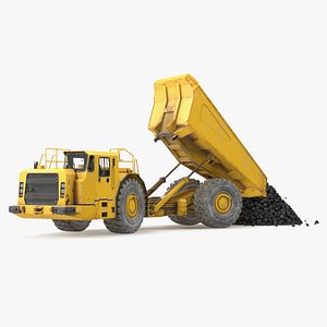 Underground Truck Unload Coal