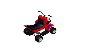 3D quadricycle model