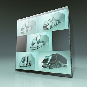 5 in 1 Cheap and Cool Truck Collection 3D model