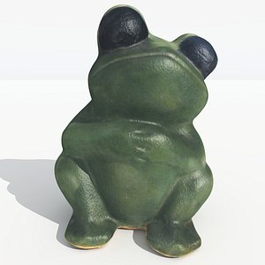 Cute Frog Sculpture Cutefroggo by WF3D, Download free STL model