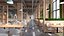 restaurant interior 3D model