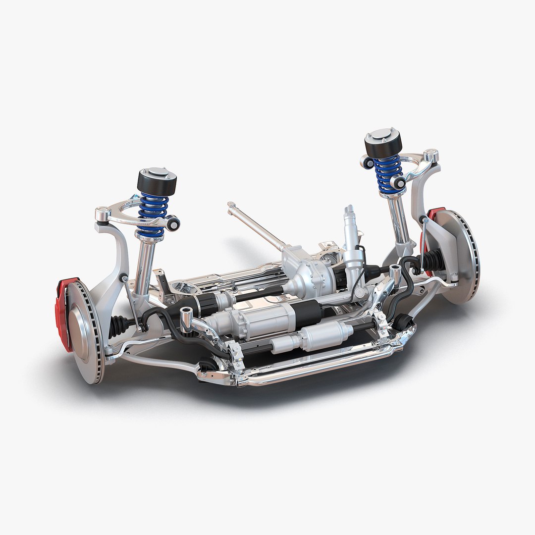 SUV Front Suspension 2 3D model preview