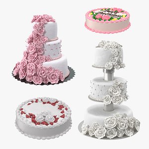 Cakes Collection 3D model