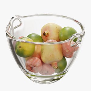 3D model Ono fruit salad bowl set 05
