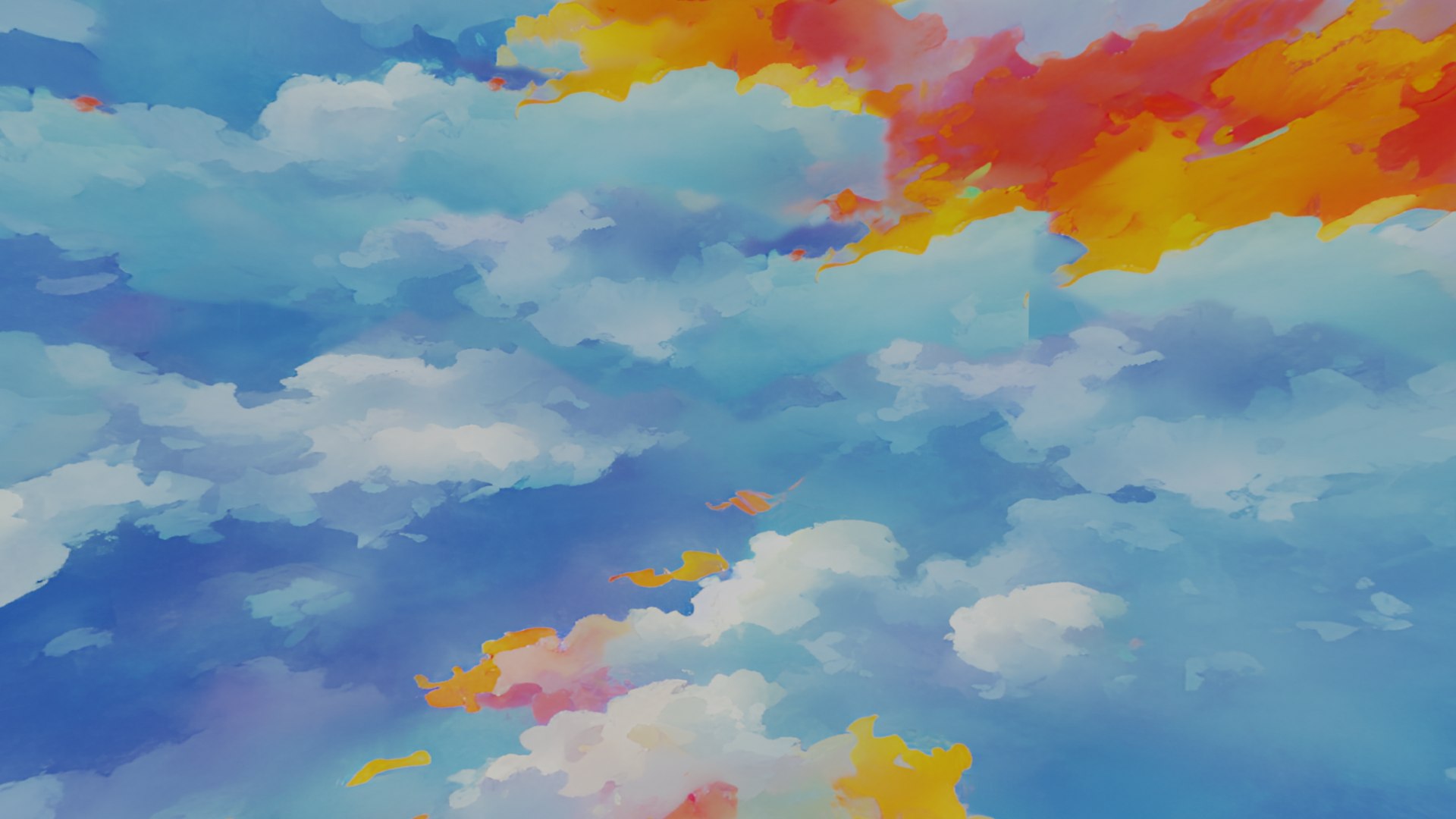 Fantasy Painted Clouds Skybox 3D model - TurboSquid 1992234