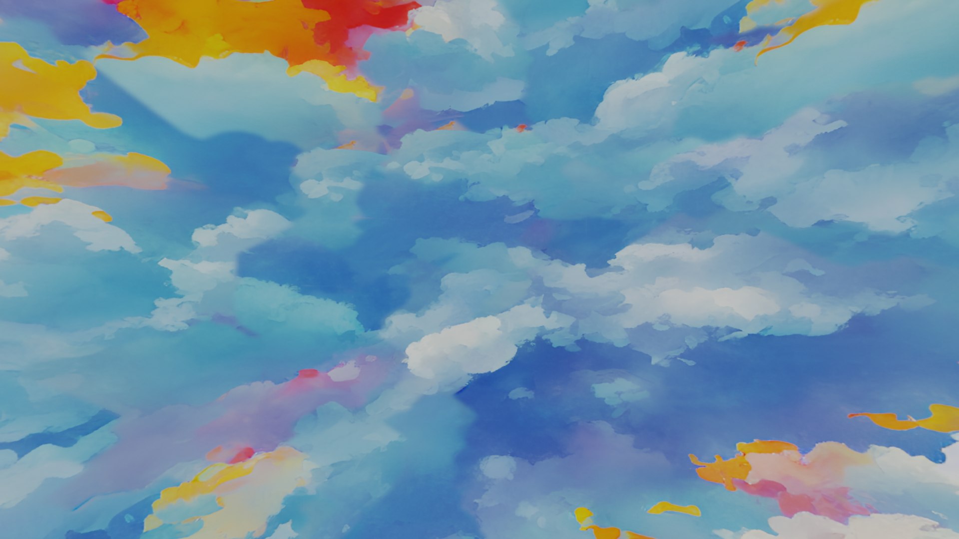 Fantasy Painted Clouds Skybox 3D model - TurboSquid 1992234