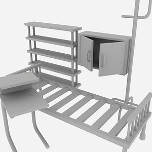 3d model hospital equipments