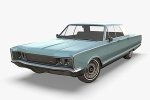 3D model chrystler new yorker 1966