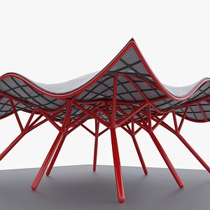 Tree Structure Pavilion 02 Smooth 3D