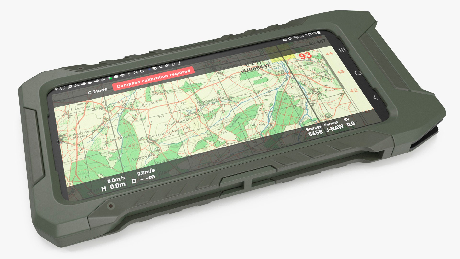 Samsung Galaxy S23 Tactical Edition Green 3D model preview