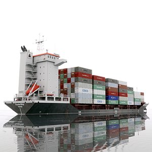 3D Container Feeder 800 model