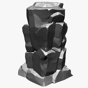 3D model 3D Mountain rock Zbrush sculpt