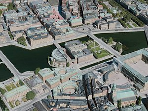 stockholm city 3D model