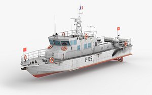 Predator Class Patrol Boat 3D model