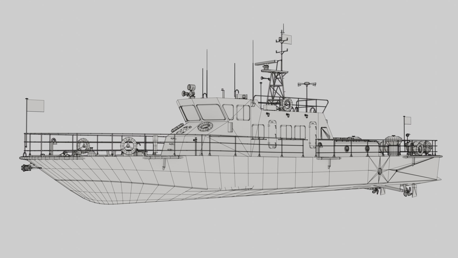 Predator Class Patrol Boat 3D Model - TurboSquid 2207570