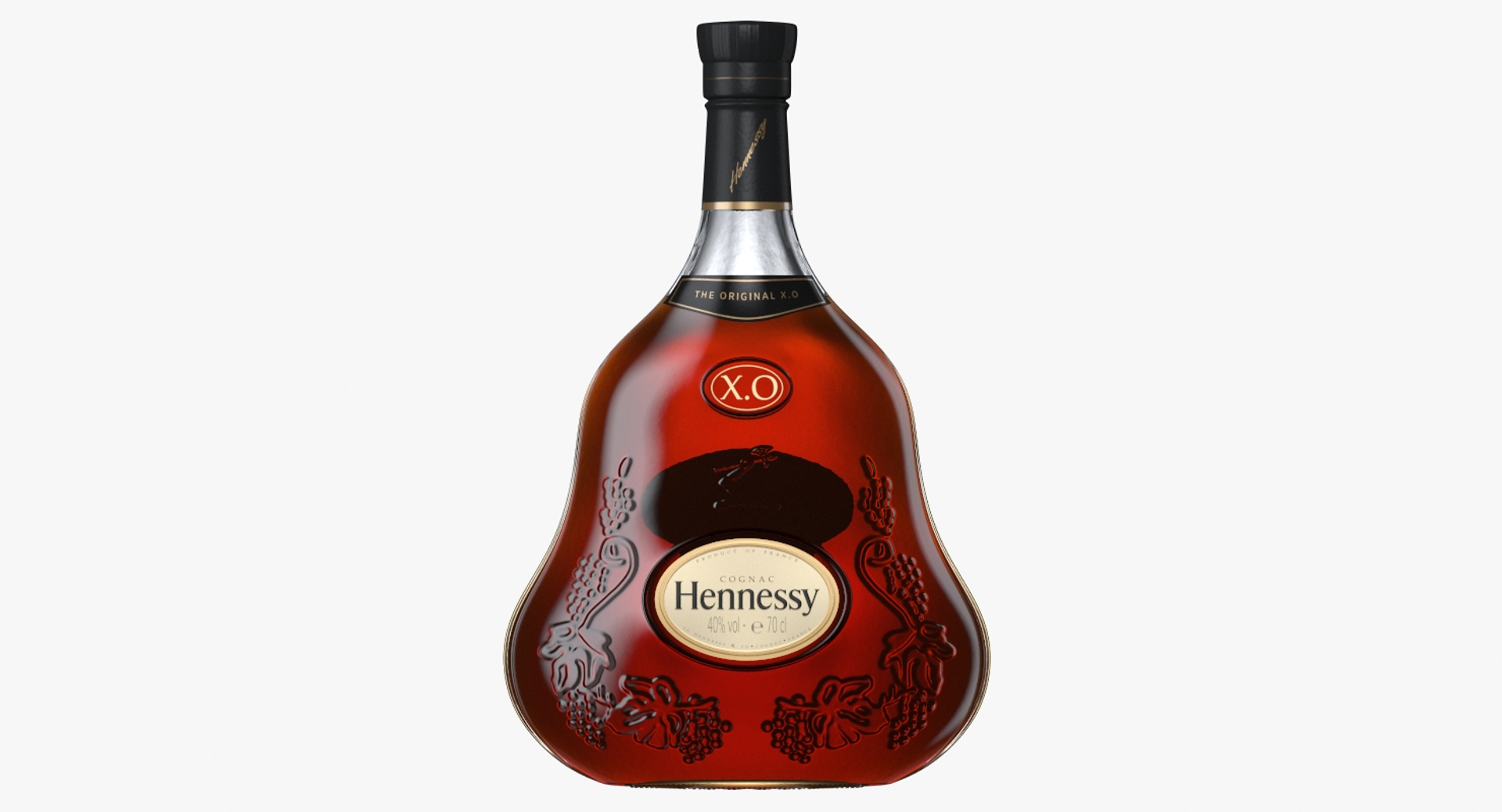 Hennessy xo cognac bottle 3D model - TurboSquid 1428660