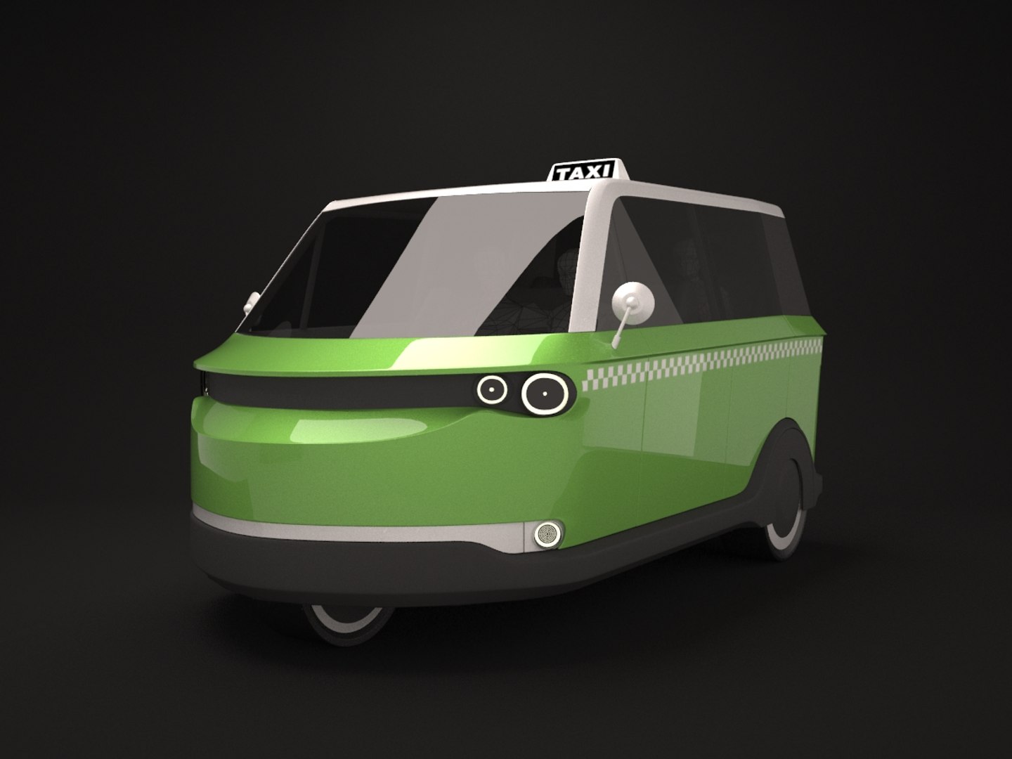 Future rickshaw alternative 3D model - TurboSquid 1538670