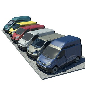 renault trafic 3d model