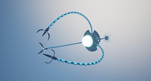 Nanobot technology Micro robot 3D model