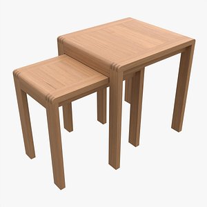 3D model Nest of Tables Ercol Bosco