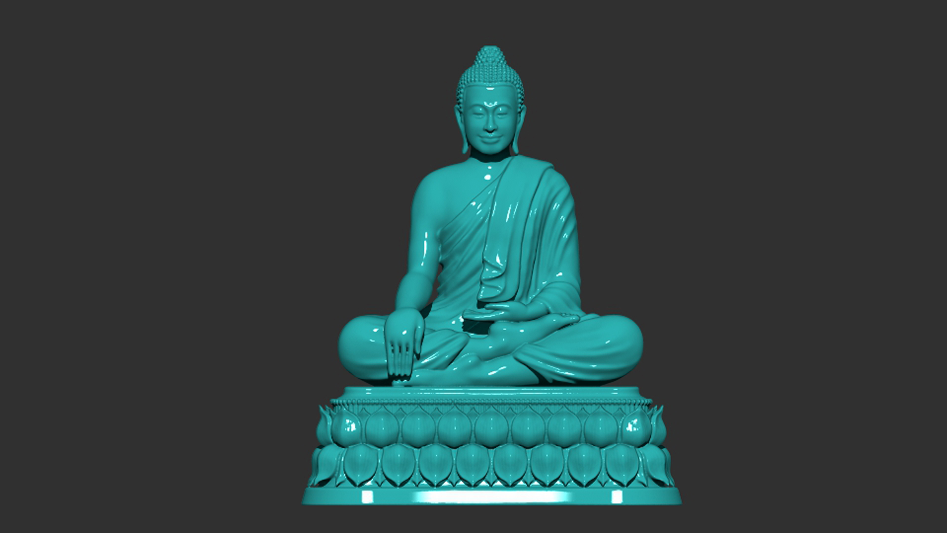3D Buddha model TurboSquid 1998769