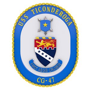 USS Ticonderoga CG-47 Crest