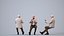 Basics0681 - A set containing 5 models of male and female adults standing