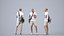 Basics0681 - A set containing 5 models of male and female adults standing