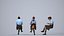 Basics0681 - A set containing 5 models of male and female adults standing