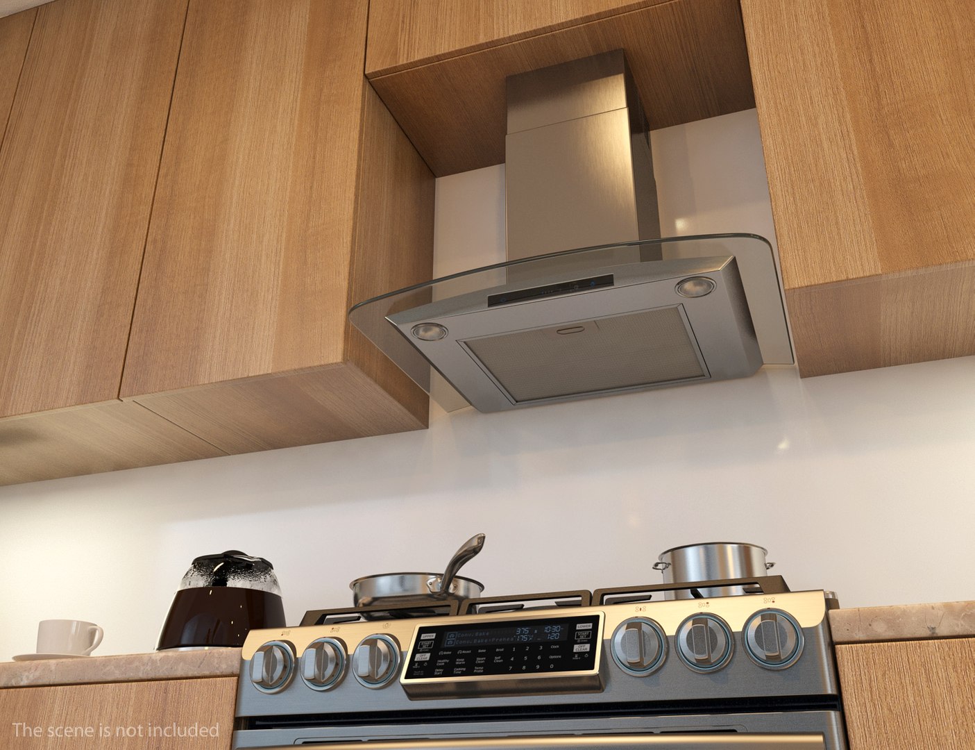 3D Wall Mount Cooker Hood - TurboSquid 1317729
