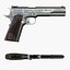 AMT Hardballer Low Poly