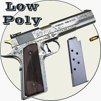 AMT Hardballer Low Poly