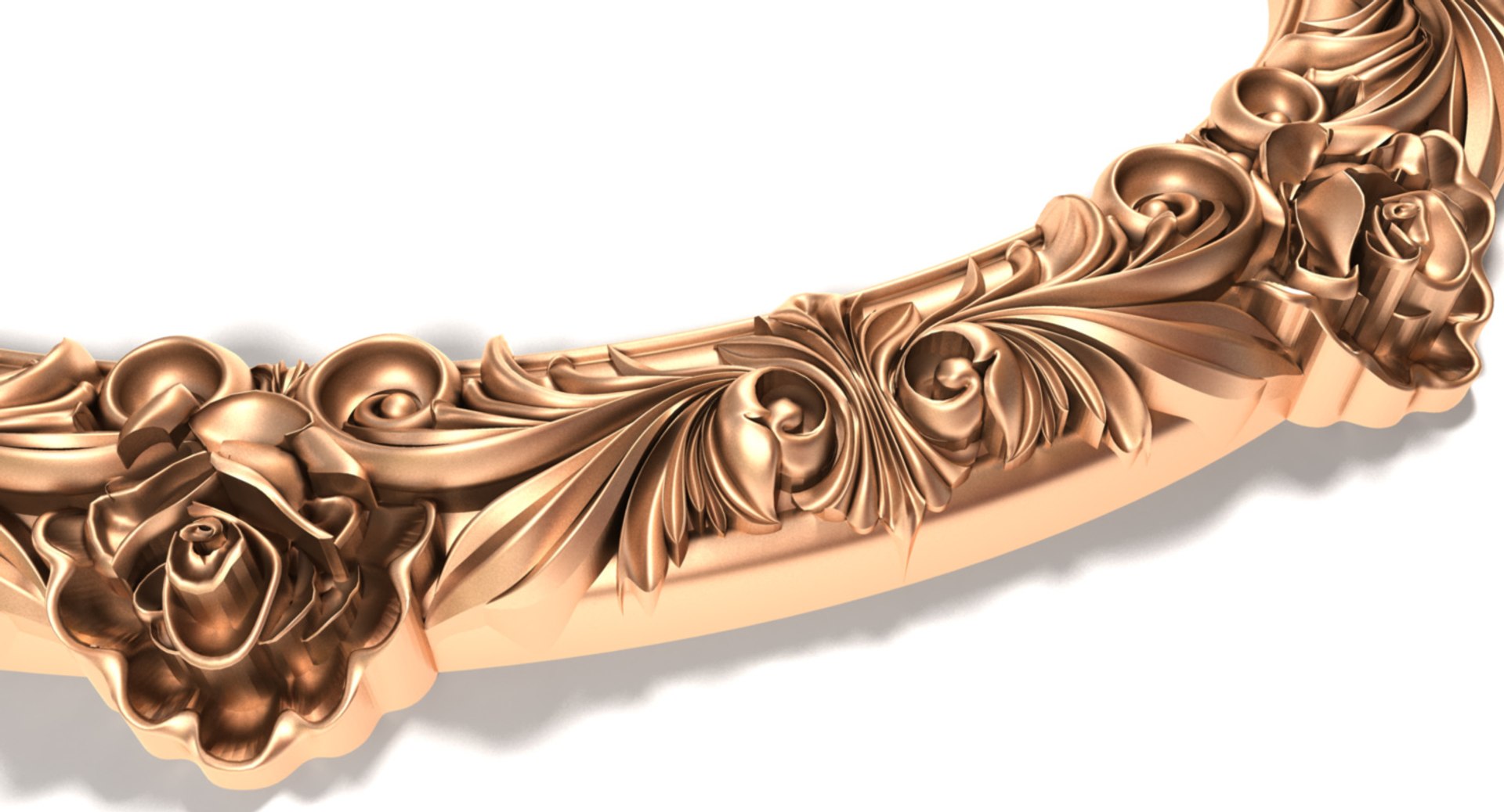 3d Model Frame Oval