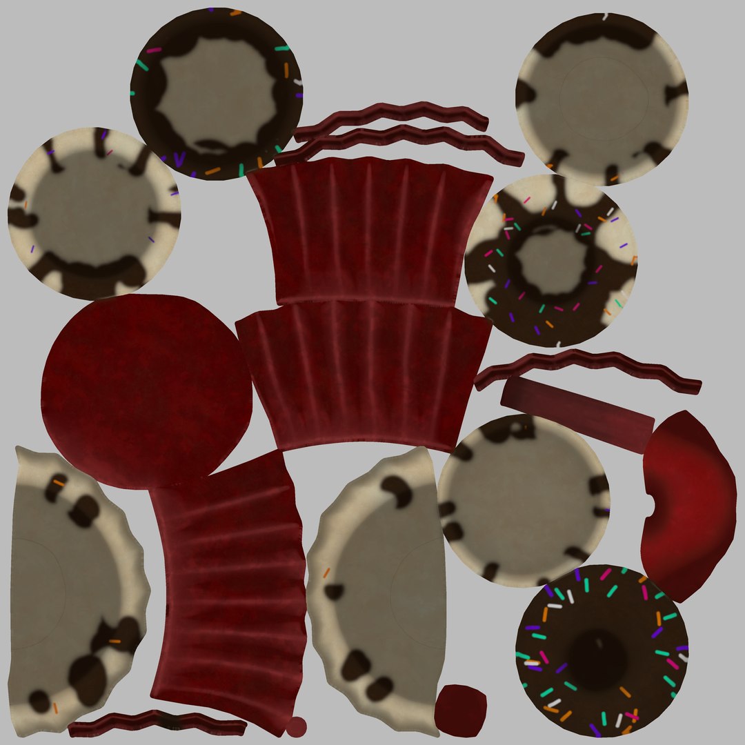Cupcake Collection 3D Model - TurboSquid 2383582