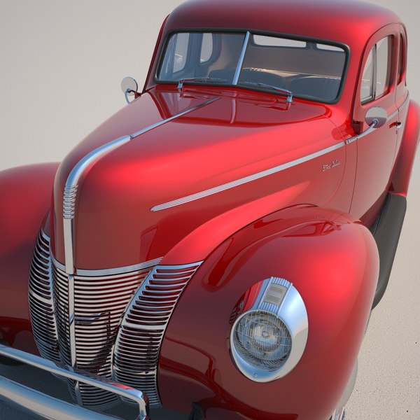 1940 40 coupe 3d max