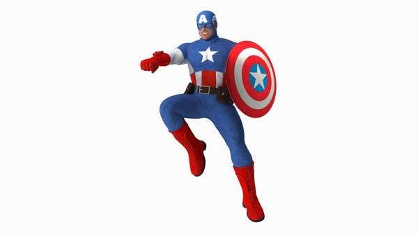 Captain America - Pose T-Shirt - Walmart.com
