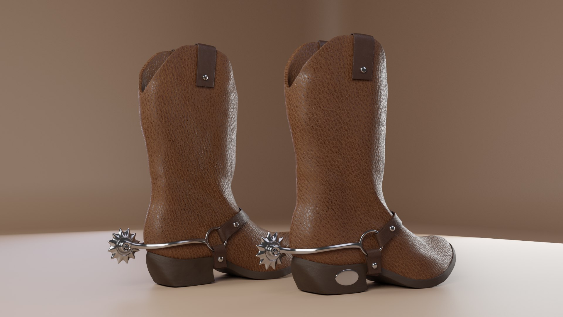 3D Leather cowboy boots https://p.turbosquid.com/ts-thumb/QP/Tu8zN0/DY/boots5/png/1657794045/1920x1080/fit_q87/2118f2f3449f9948b2b4d5a49eb561fe255f1e01/boots5.jpg