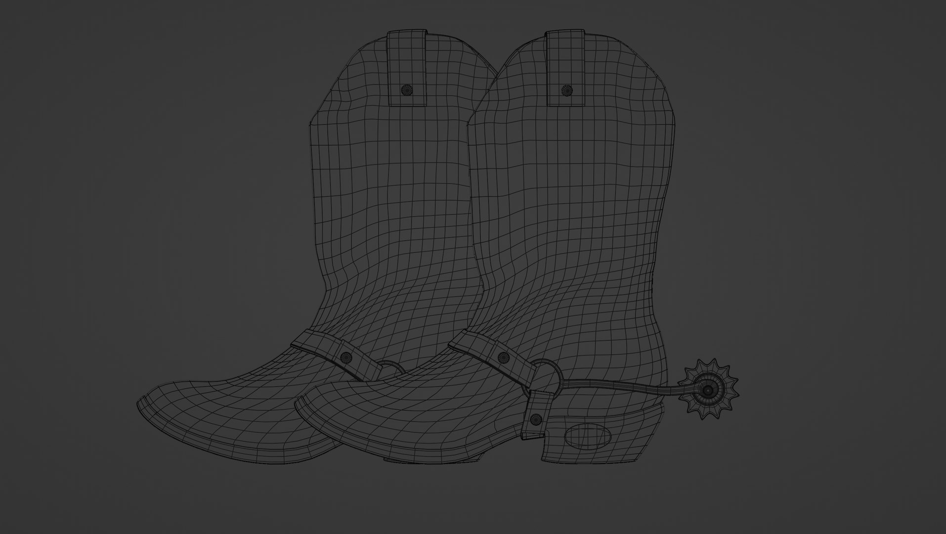 3D Leather cowboy boots https://p.turbosquid.com/ts-thumb/QP/Tu8zN0/XV/boots12/png/1657794057/1920x1080/fit_q87/2f8bcae3759445bb5cc304023bffbf809df6158e/boots12.jpg