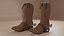 Stivali da cowboy in pelle