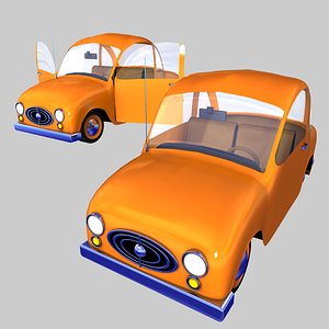 3D toon car