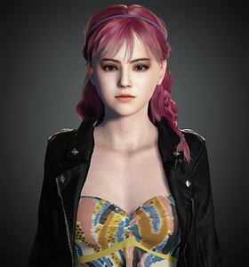 3D AAA Realistic Female Character 03 model