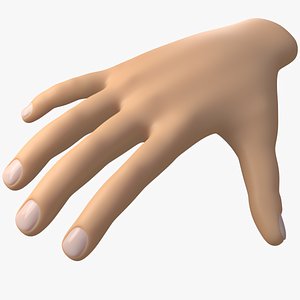 Cartoon Hand With Nails