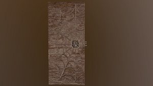 3D old door spider