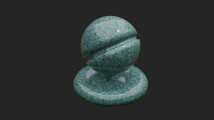 blender procedural texture aqua marble 3D