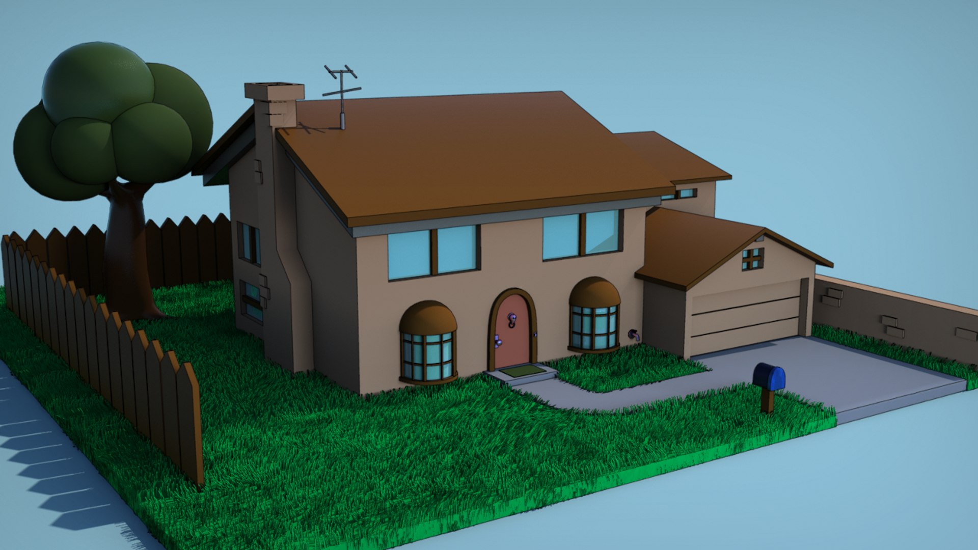 Free Max Model Simpson House